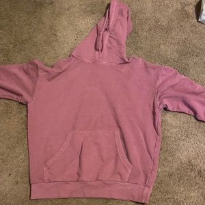 pink hoodie